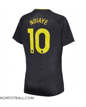 Billige Fotballdrakt Everton Iliman Ndiaye #10 Replika Bortedrakt Dame 2024-25 Kortermet
